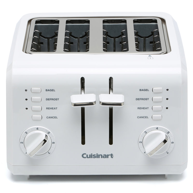 Cuisinart 4 Slice Compact Plastic Toaster Reviews Wayfair